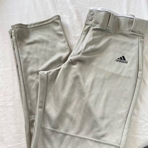 ✔️Adidas Baseball Pants Grey Elite Diamond Sz Large